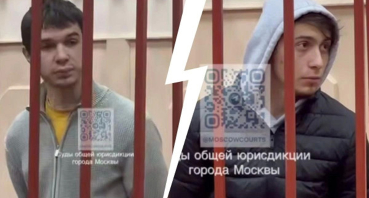 Рамазан Падиев (слева) и Батухан Точиев. Фото: пресс-служба судов общей юрисдикции города Москвы 
