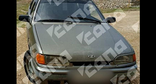 Автомобиль, предположительно, из которого был открыт огонь по силовикам. Скриншот телеграм-канал "Сапа"