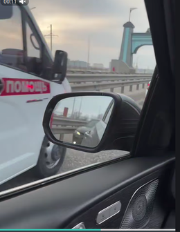 Скриншот публикации о пробках в Грозном в одном из Telegram-каналов.