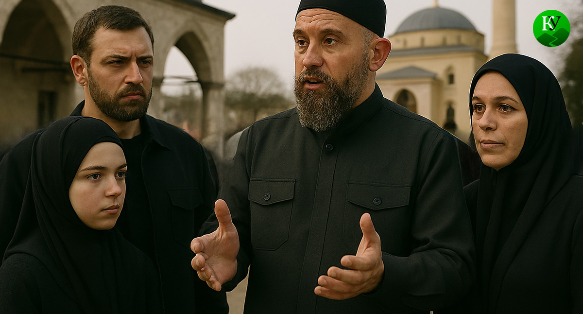 Воссоединение семьи. Иллюстрация создана «Кавказским узлом» с помощью ИИ в программе Copilot