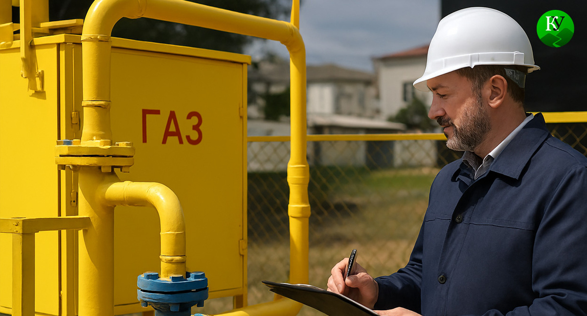 Инспектор проверяет газовое оборудование. Иллюстрация создана «Кавказским узлом» с помощью ИИ в программе Copilot Инспектор проверяет газовое оборудование. Иллюстрация создана «Кавказским узлом» с помощью ИИ в программе Copilot