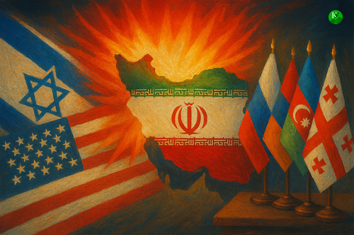 Война в Иране. Иллюстрация создана "Кавказским узлом" с помощью ИИ в программе Copilot