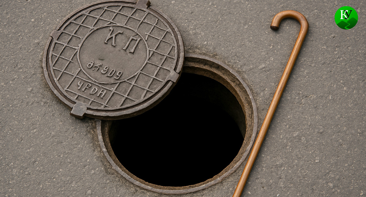 Канализационный люк. Иллюстрация создана «Кавказским узлом» с помощью ИИ в программе Copilot