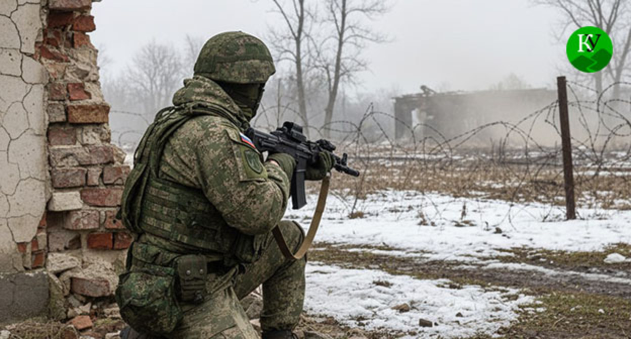 Военнослужащий. Иллюстрация создана "Кавказским узлом" при помощи ИИ в программе Copilot Военнослужащий. Иллюстрация создана "Кавказским узлом" при помощи ИИ в программе Copilot