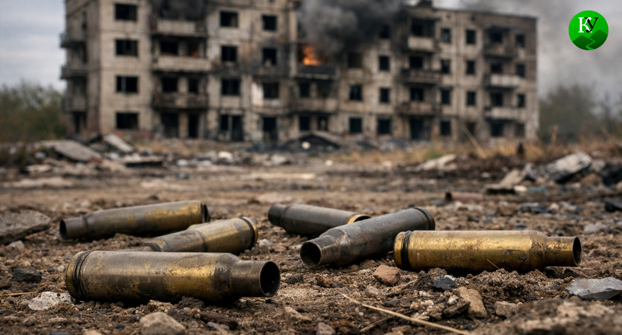 Гильзы. Иллюстрация создана «Кавказским узлом» с помощью ИИ в программе Copilot