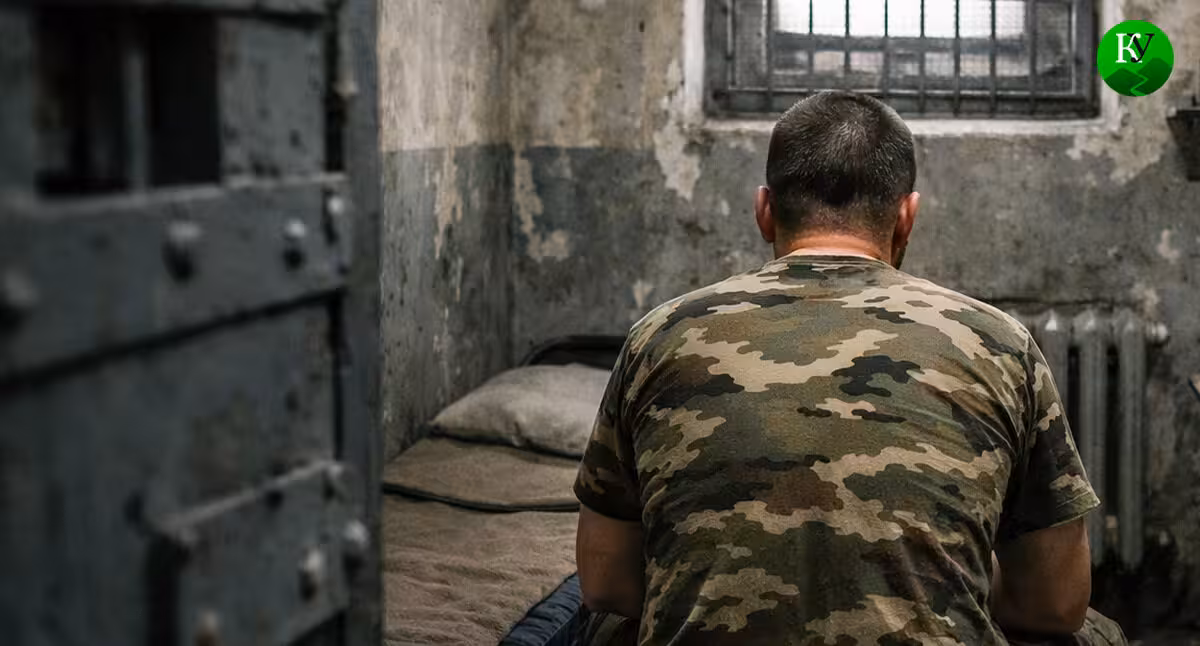 Военный в камере. Иллюстрация создана «Кавказским узлом» с помощью ИИ в программе Copilot Военный в камере. Иллюстрация создана «Кавказским узлом» с помощью ИИ в программе Copilot