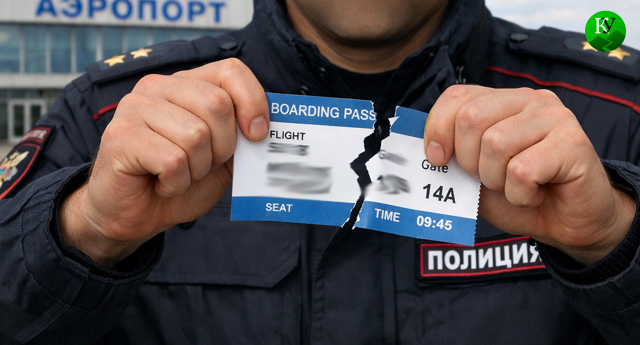 Силовик рвет билет. Иллюстрация создана «Кавказским узлом» с помощью ИИ в программе Copilot Силовик рвет билет. Иллюстрация создана «Кавказским узлом» с помощью ИИ в программе Copilot