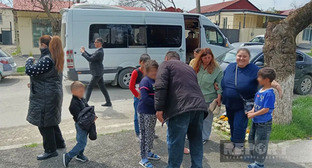 Возвращение семей в Ходжавенд. Фото: Report https://report.az/ru/vnutrennyaya-politika/v-hodzhavend-vozvrashayutsya-eshe-33-semi#gallery_a362611c065cb7f3cb86cb6eb64e62b3-5