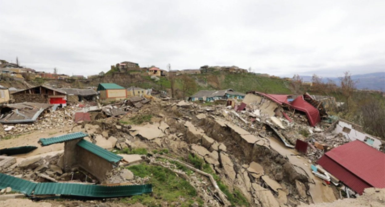 Последствия оползней в Дагестане. Фото: Правительство Дагестана