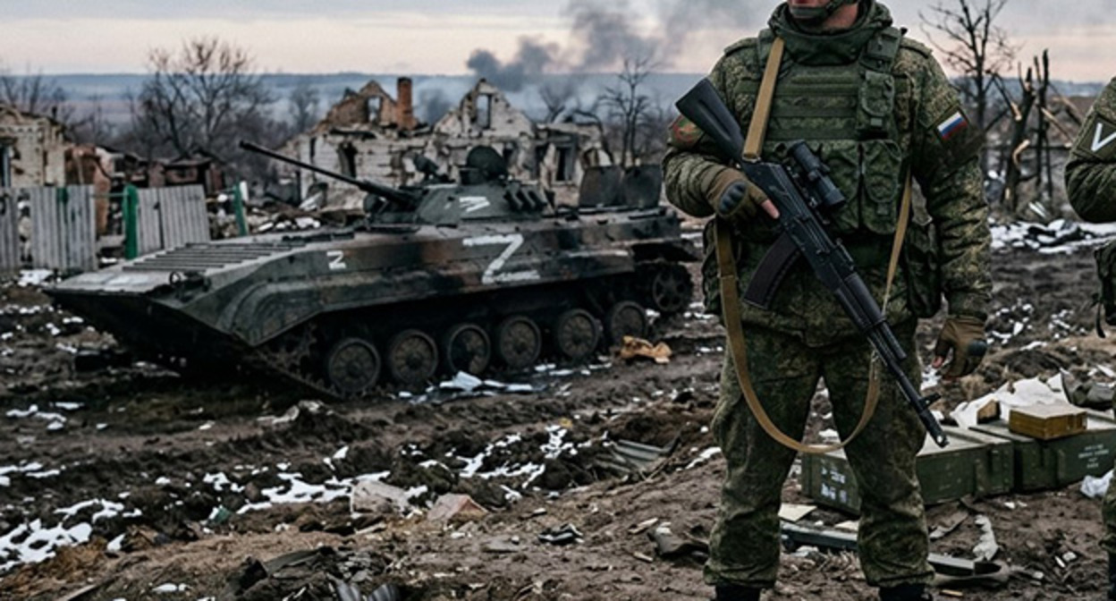 Военнослужащий. Иллюстрация создана "Кавказским узлом" при помощи ИИ в программе Copilot Военнослужащий. Иллюстрация создана "Кавказским узлом" при помощи ИИ в программе Copilot