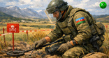 Разминирование. Иллюстрация создана «Кавказским узлом» с помощью ИИ в программе Copilot