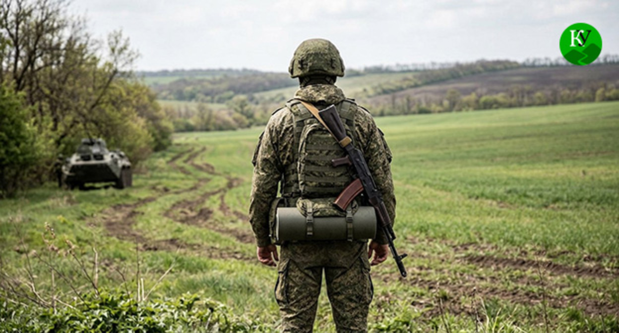 Военнослужащий. Иллюстрация создана "Кавказским узлом" при помощи ИИ в программе Copilot Военнослужащий. Иллюстрация создана "Кавказским узлом" при помощи ИИ в программе Copilot