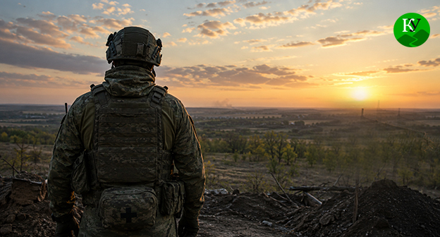 Военнослужащий. Иллюстрация создана "Кавказским узлом" при помощи ИИ в программе Copilot