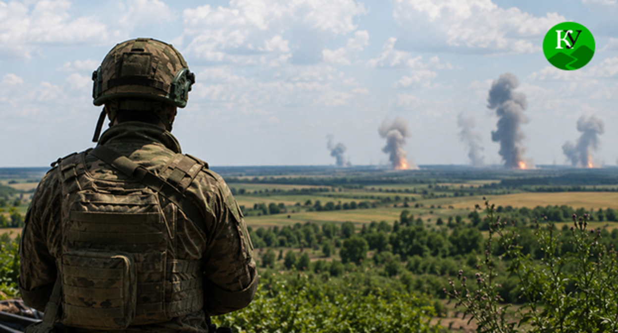 Военнослужащий. Иллюстрация создана "Кавказским узлом" при помощи ИИ в программе Copilot