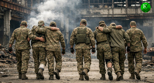 Военные на СВО. Иллюстрация создана «Кавказским узлом» с помощью ИИ в программе Copilot