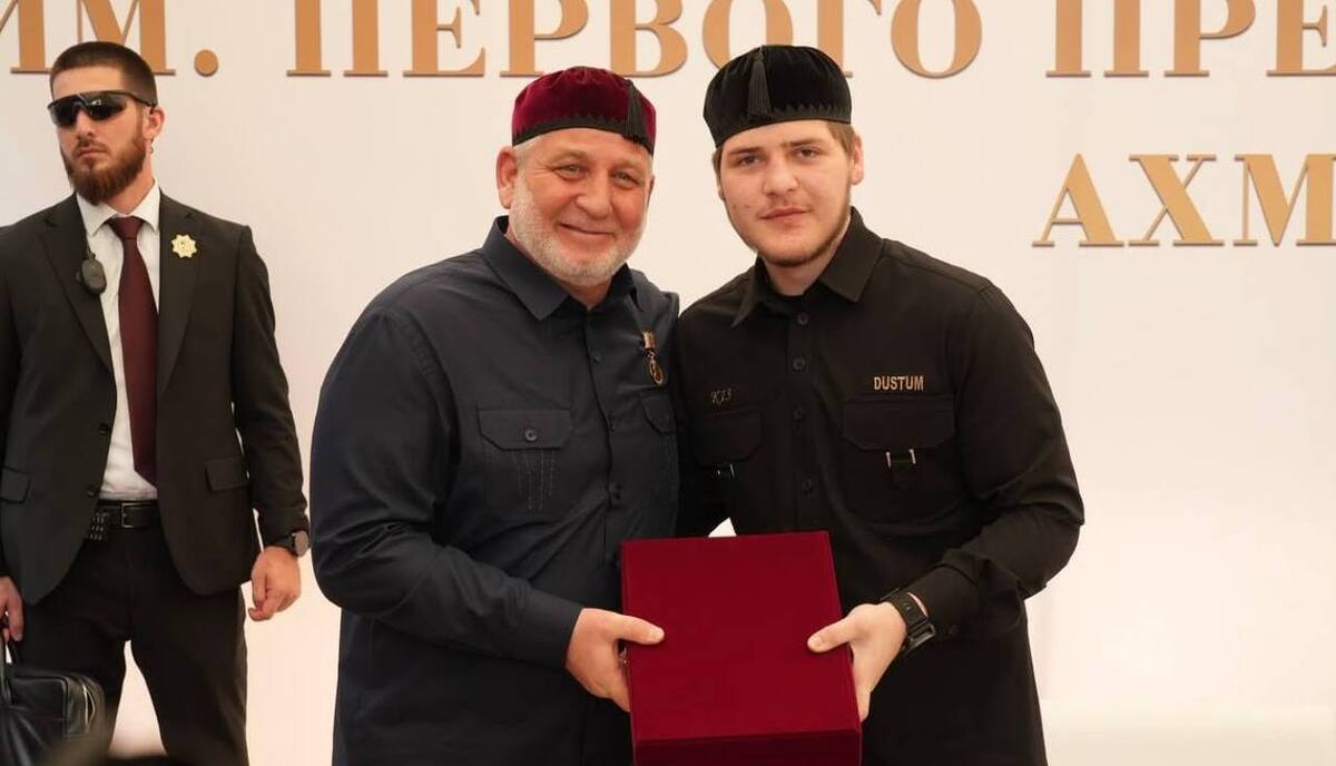 Адам Кадыров получил звание "Почетный гражданин Курчалоевского района". Фото: пресс-служба Совбеза Чечни / Telegram