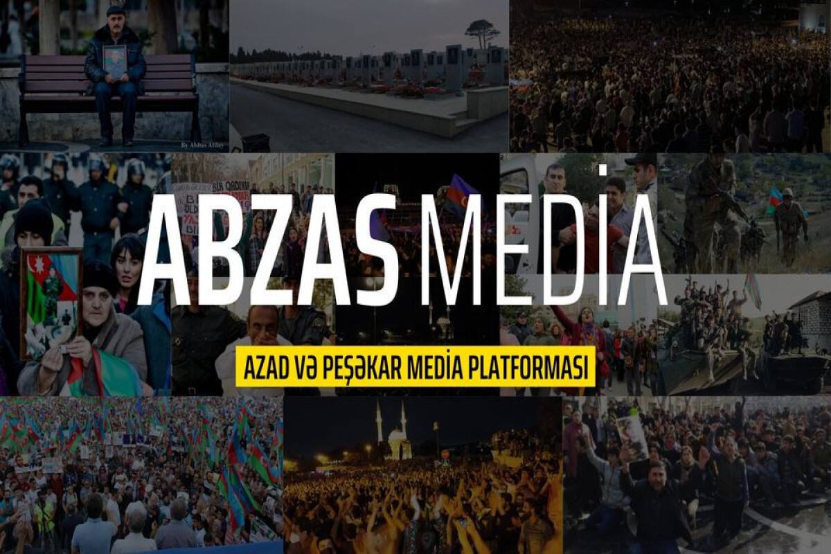 Логотип Abzas Media. Скриншот фото https://vesti.az/xeber/kriminal/zaderzana-eshhe-odna-sotrudnica-internet-izdaniya-abzas-media-504466