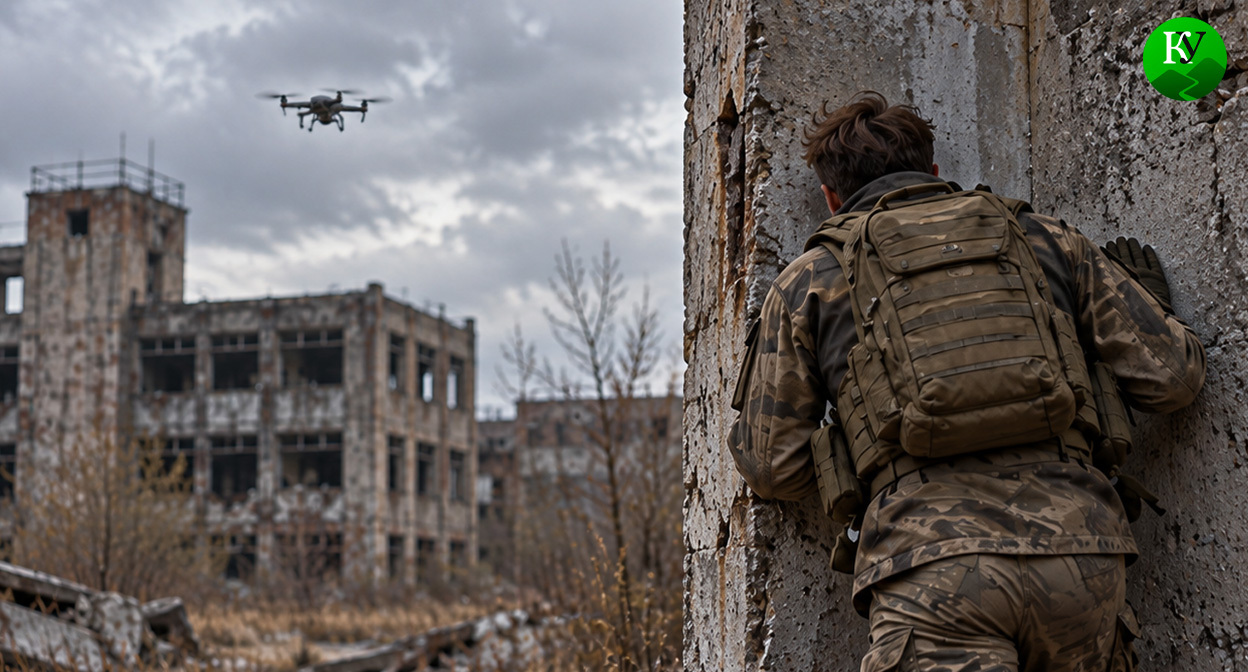 Военный на СВО. Иллюстрация создана «Кавказским узлом» с помощью ИИ в программе Copilot Военный на СВО. Иллюстрация создана «Кавказским узлом» с помощью ИИ в программе Copilot