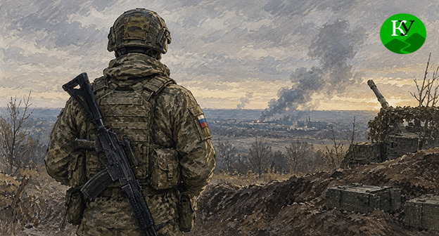Военнослужащий. Иллюстрация создана "Кавказским узлом" при помощи ИИ в программе Copilot Военнослужащий. Иллюстрация создана "Кавказским узлом" при помощи ИИ в программе Copilot