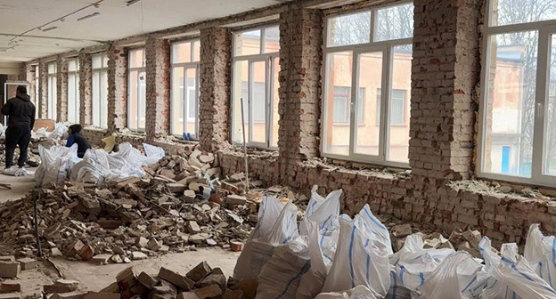 Ремонт в школе Нальчика. Фото: https://pravitelstvo.kbr.ru/ Ремонт в школе Нальчика. Фото: https://pravitelstvo.kbr.ru/