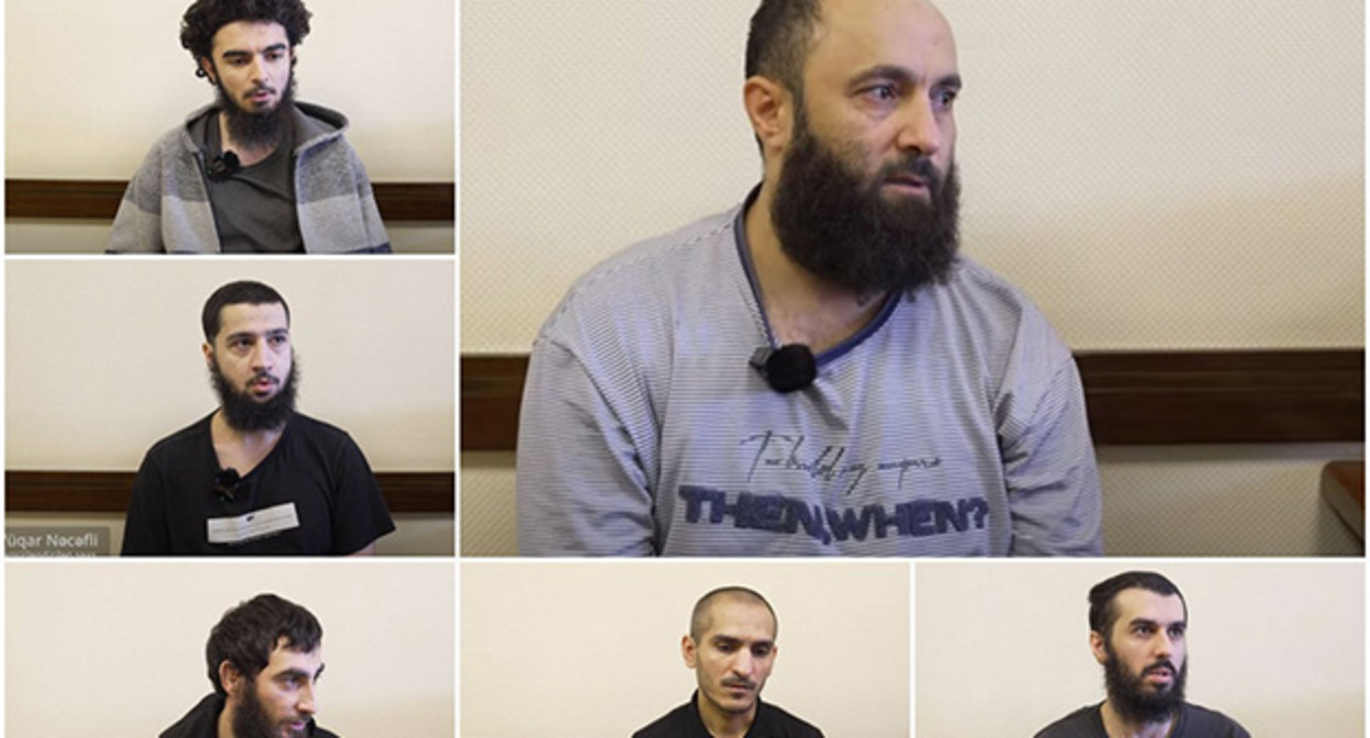 Обвиняемые в терроризме. Фото: APA https://ru.apa.az/incident/sgb-azerbaidzana-provela-operaciyu-zaderzany-lica-svyazannye-s-terroristiceskoi-organizaciei-video-610824 Обвиняемые в терроризме. Фото: APA https://ru.apa.az/incident/sgb-azerbaidzana-provela-operaciyu-zaderzany-lica-svyazannye-s-terroristiceskoi-organizaciei-video-610824