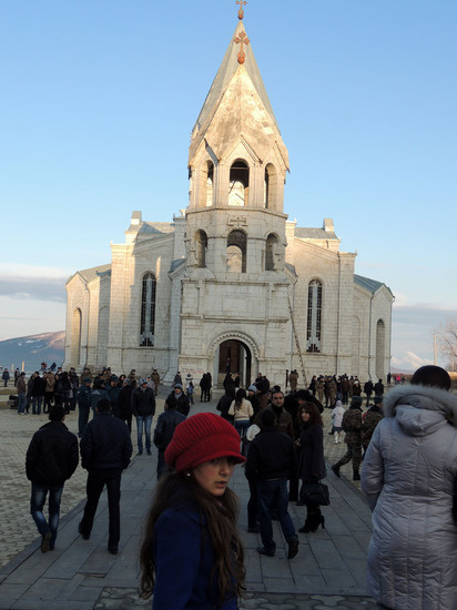 Церковь Казанчецоц. г.Шуши. Церковь Казанчецоц. г.Шуши.