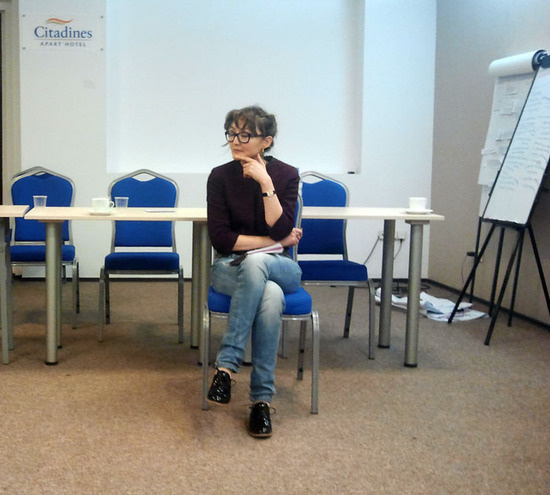 Менеджера International Alert по проекту EPNK Марина Нагайи. Менеджера International Alert по проекту EPNK Марина Нагайи.