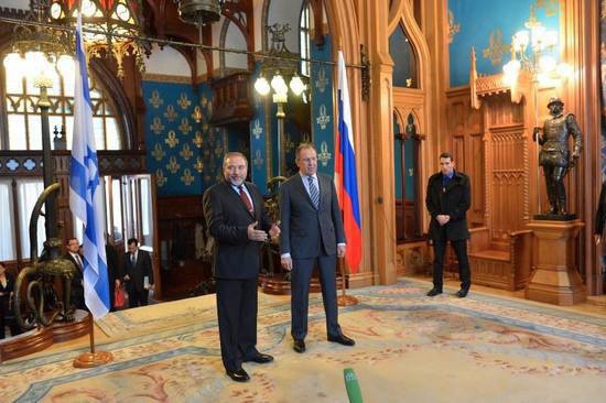 Авигдор Либерман и Сергей Лавров. Авигдор Либерман и Сергей Лавров.