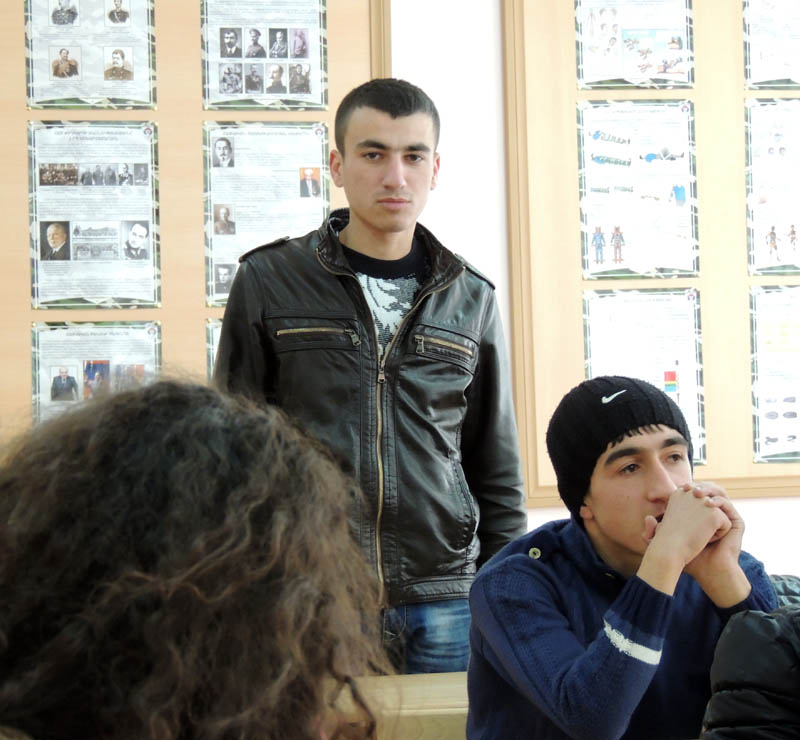 Курсант военной академии им. В.Саркисяна Мгер Григорян.