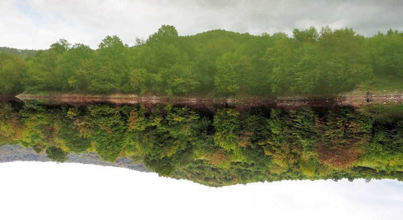 Отражение в воде. Фотография перевёрнута на 180 градусов. Отражение в воде. Фотография перевёрнута на 180 градусов.