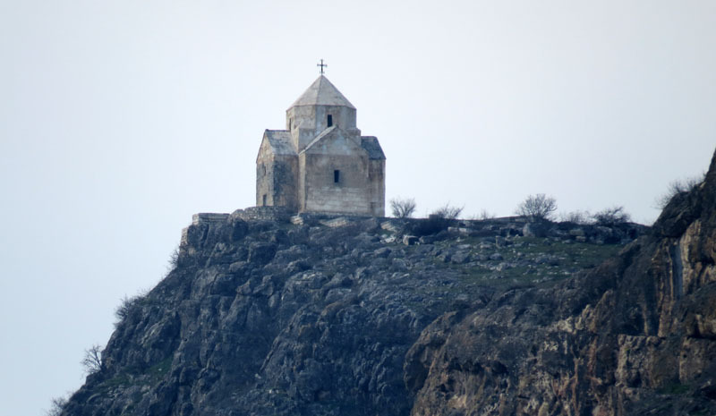  Церковь Ванкасар 6-7 вв. Приближено максимально зумом.