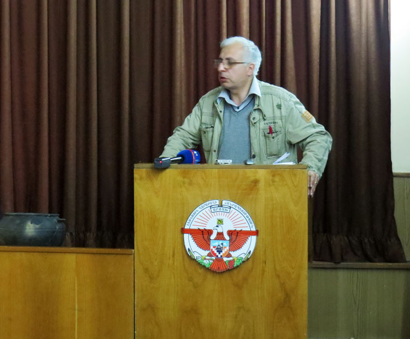 Артак Гнуни, руководитель экспедиции по изучению Ал лича.