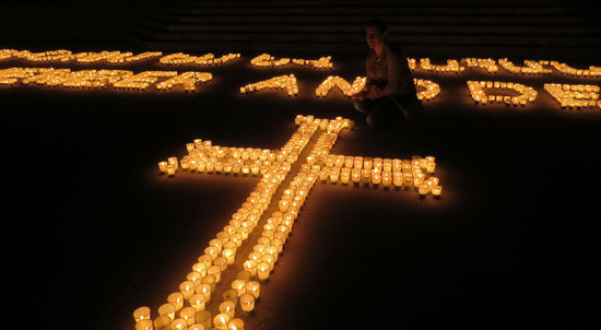 Акция молодёжи в связи со 101-ой годовщиной Геноцида армян.