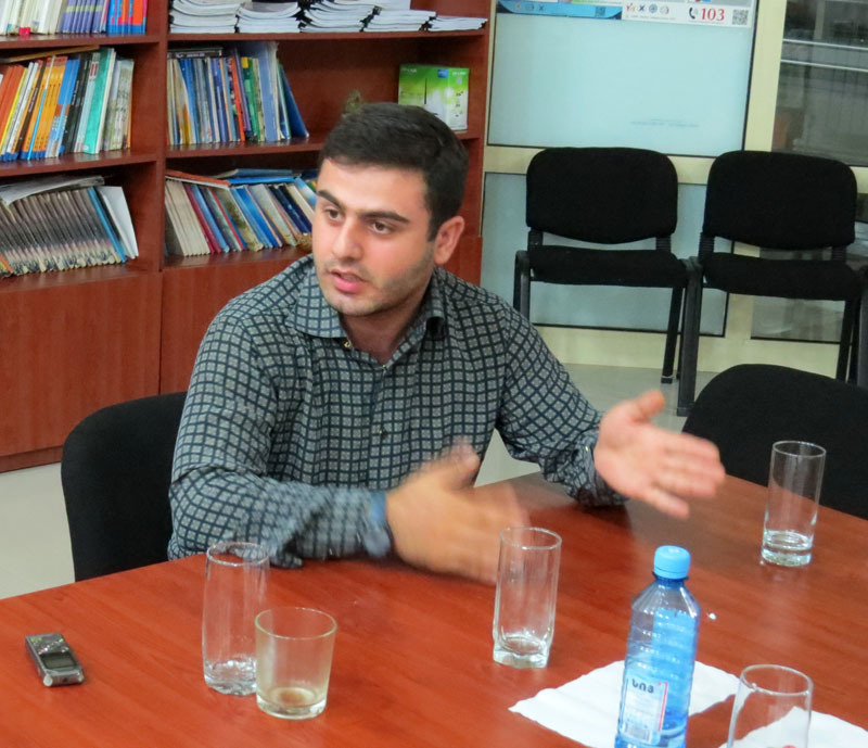 Гор Григорян, предстаивтель Демократической партии Арцаха.