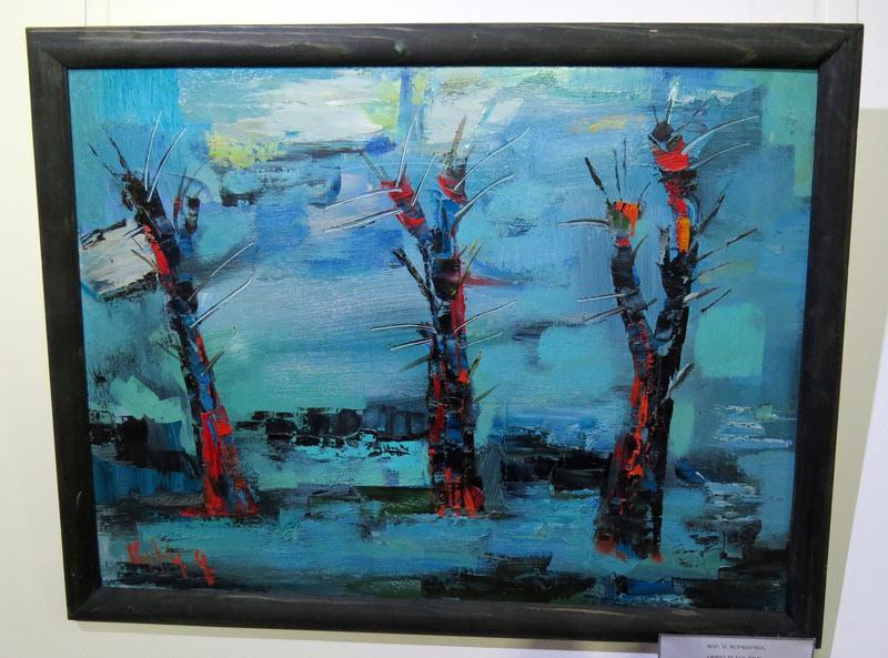 Работа  Юрия Григоряна (старшего)  Тутовые деревья. 2014 г.